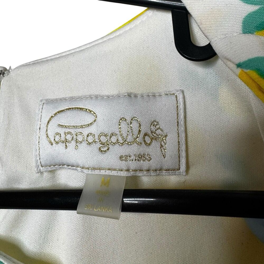 Pappagallo Lemon Print Dress Women’s M Sleeveless Swing Dress Summer Picnic - Picture 4 of 4